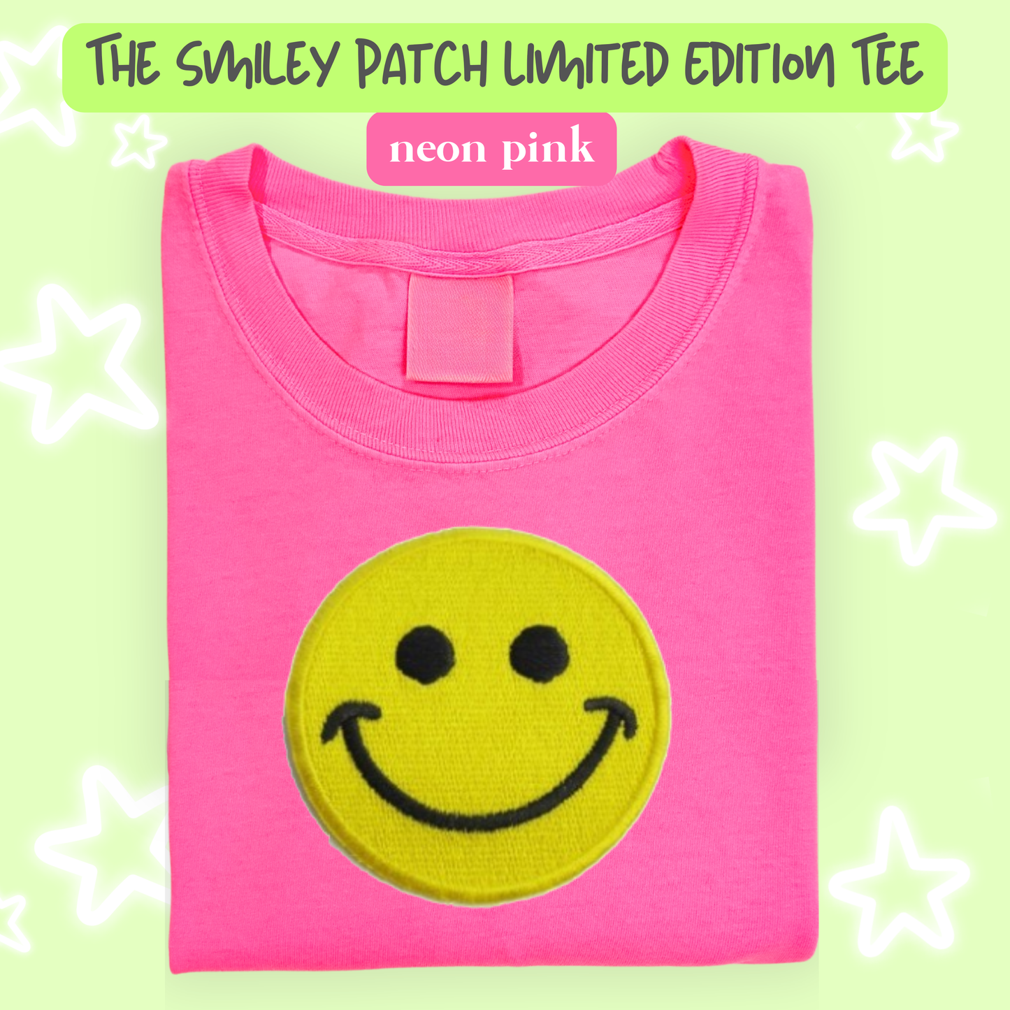 the SMILEY PATCH *LIMITED EDITION* tee