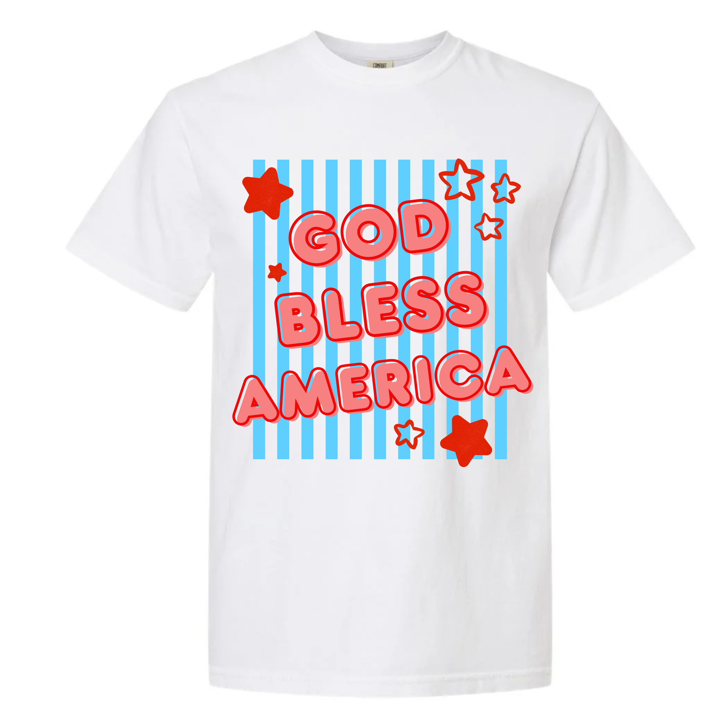 the KIDS GOD BLESS AMERICA tee