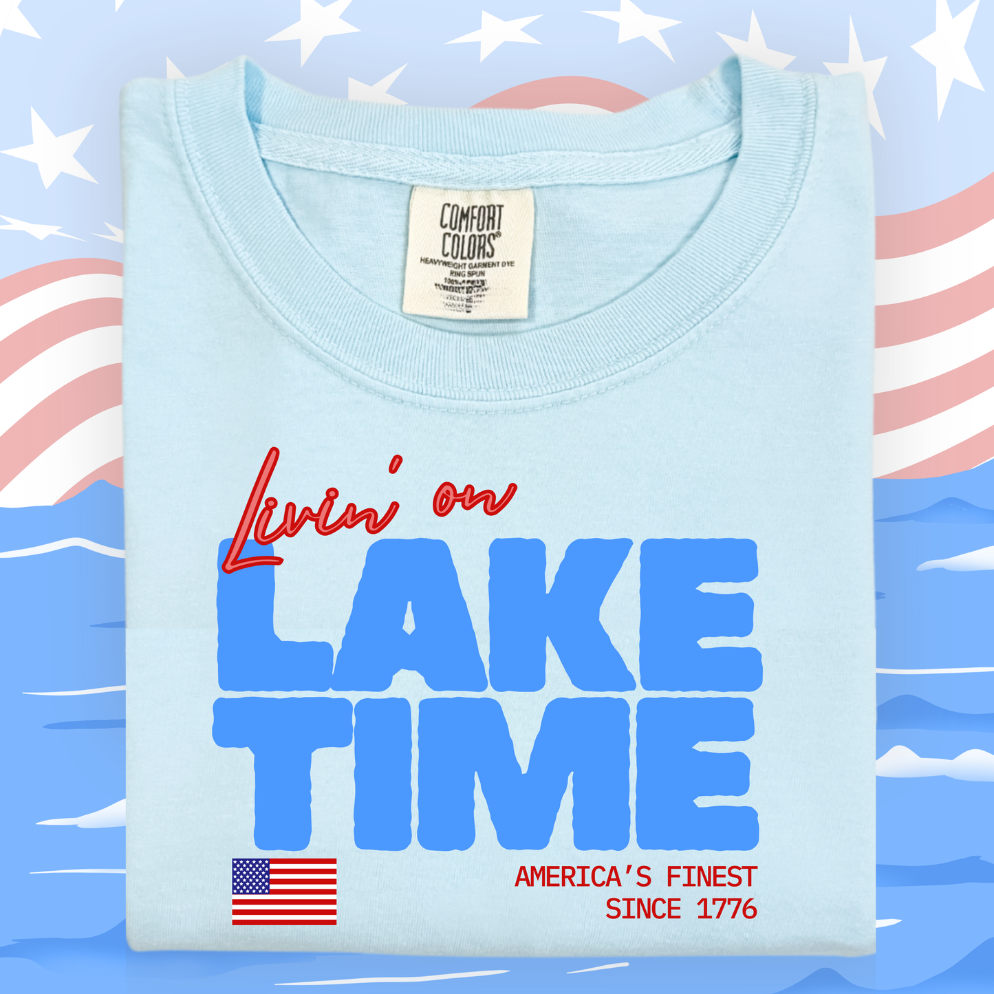 the ADULT LAKE TIME tee
