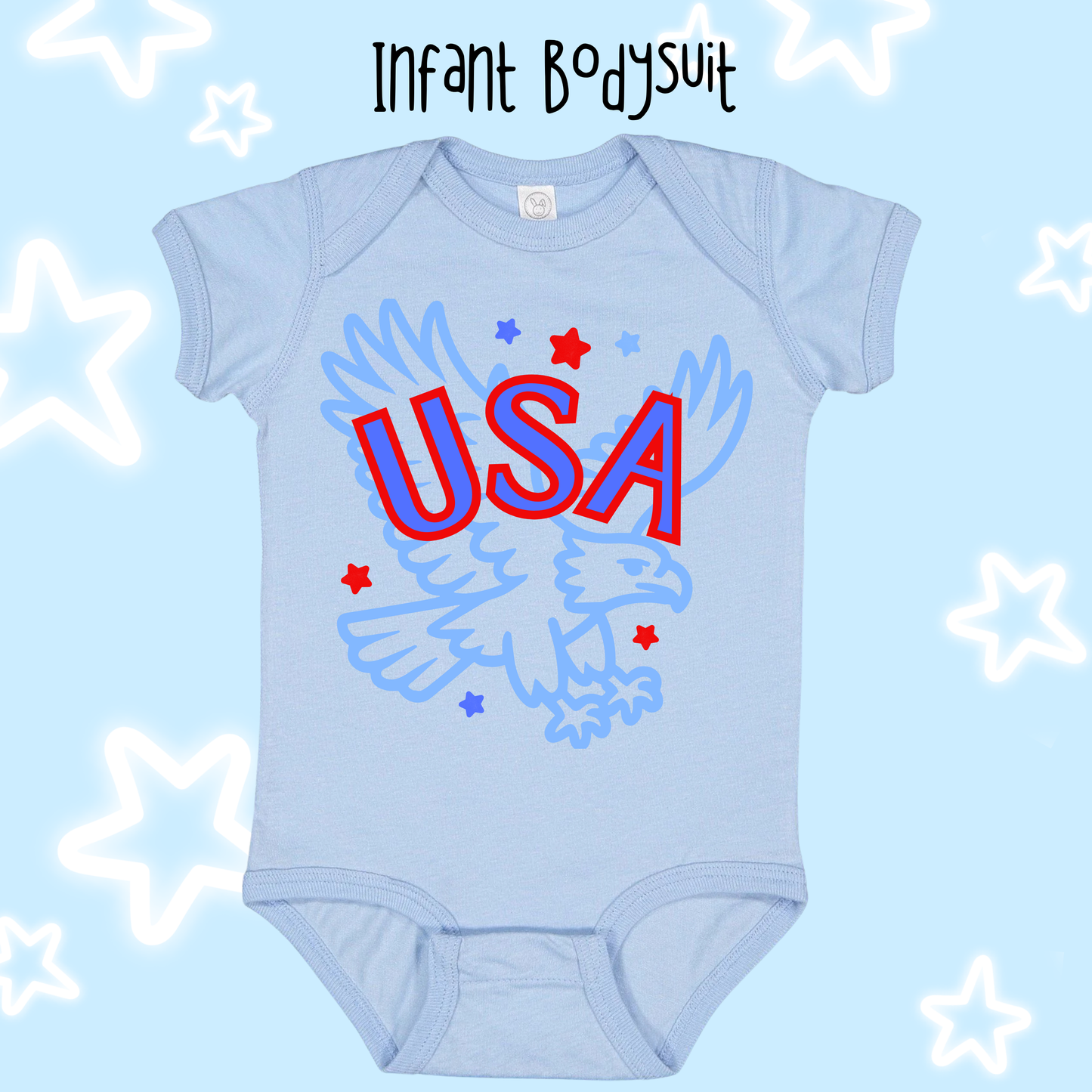 the INFANT ALL-AMERICAN bodysuit