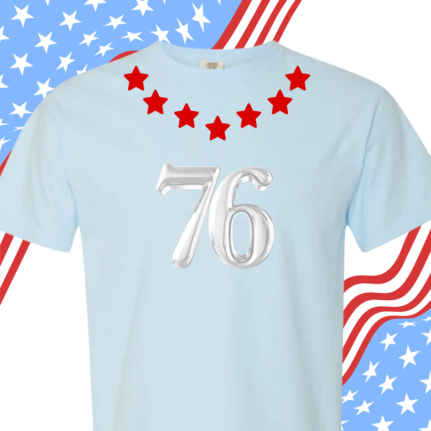 the ADULT CHROME 76 tee