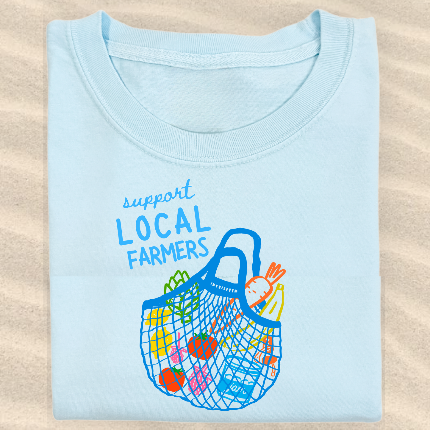 the KIDS FARMERS MARKET tee