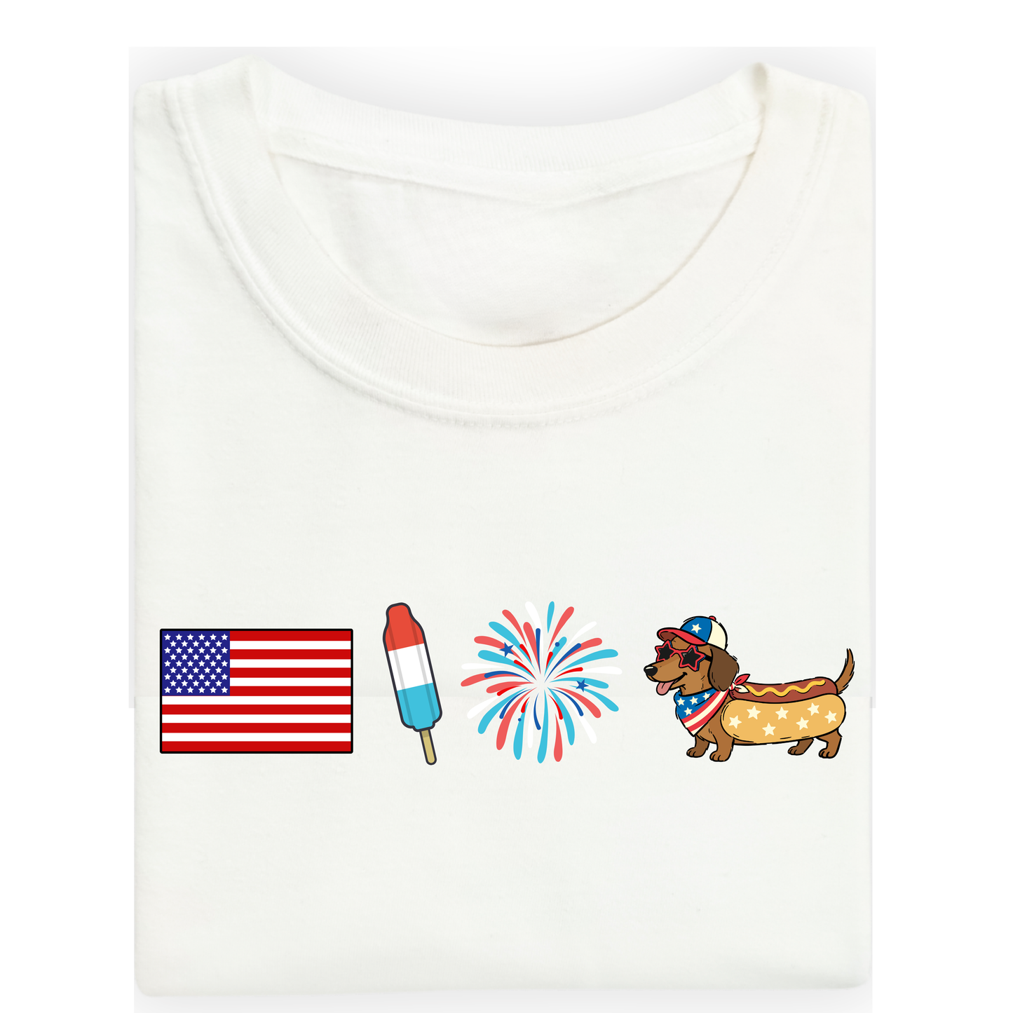 the KIDS PATRIOTIC CHARM tee