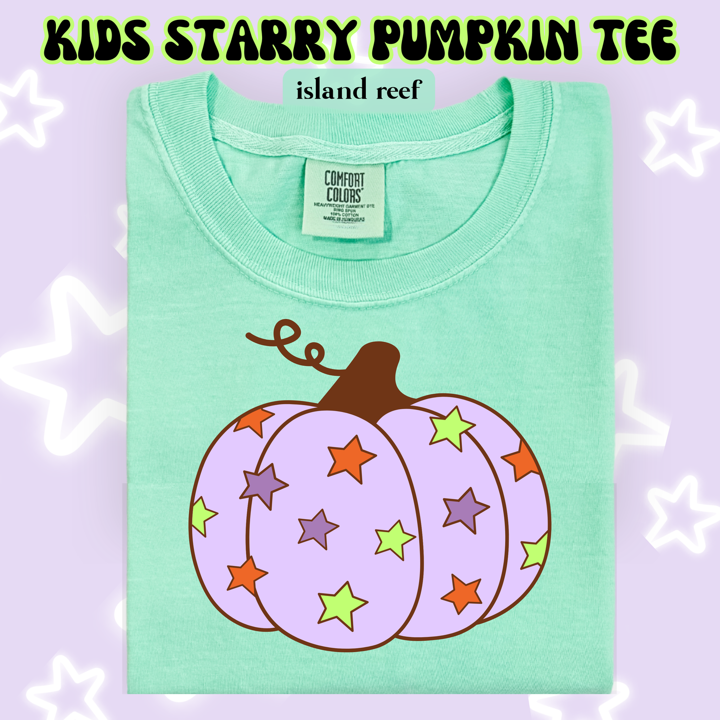 the KIDS STARRY PUMPKIN tee