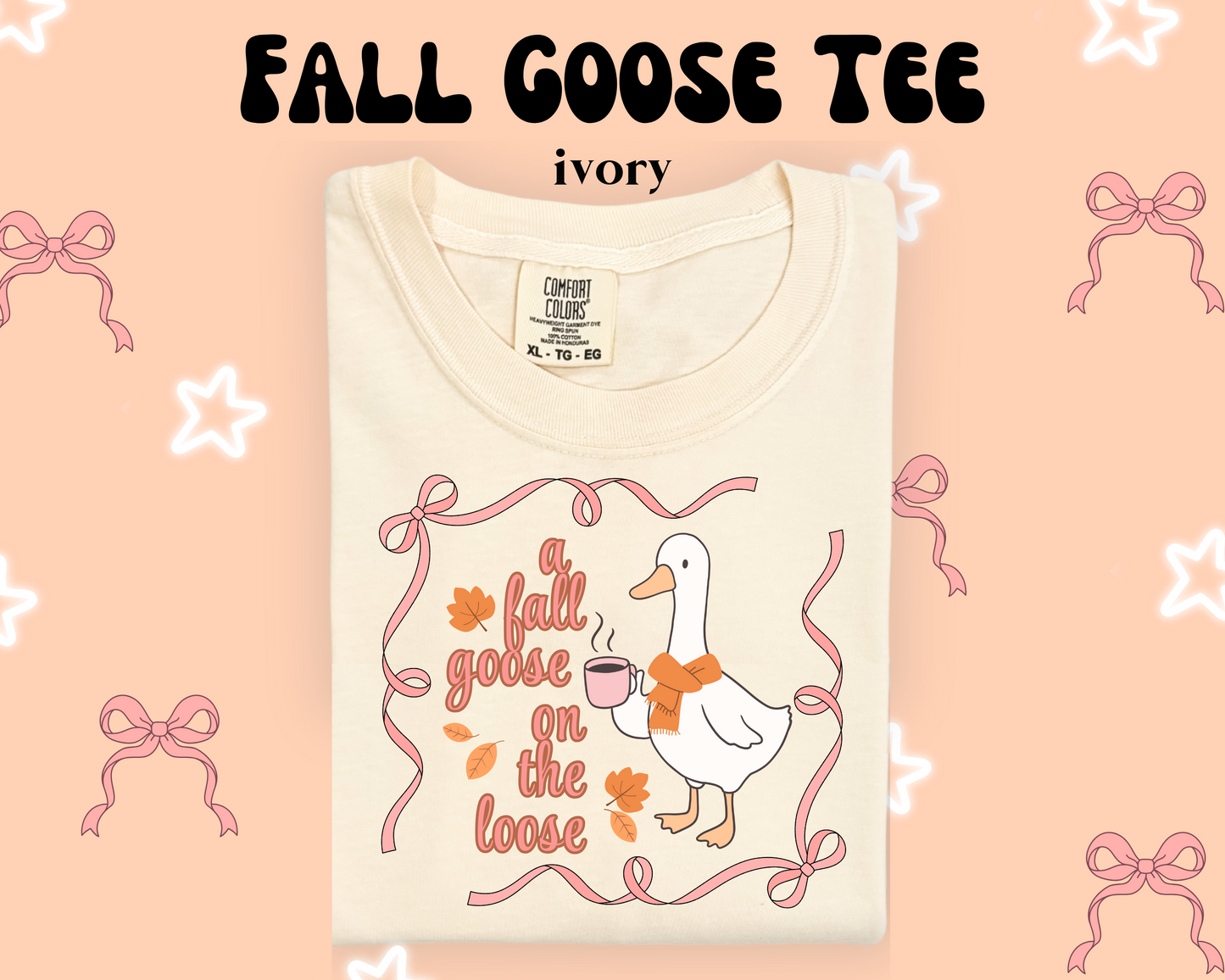 the FALL GOOSE tee