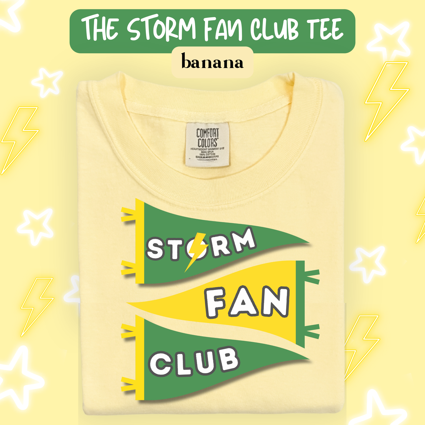 the STORM FAN CLUB tee