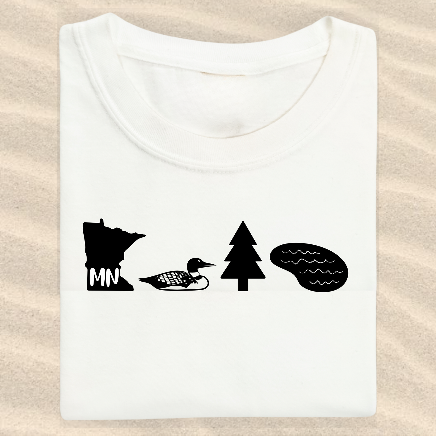 the ADULT MN ICONS tee