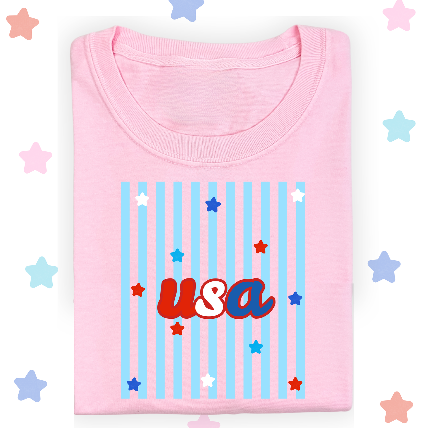 the KIDS STARS & STRIPES tee