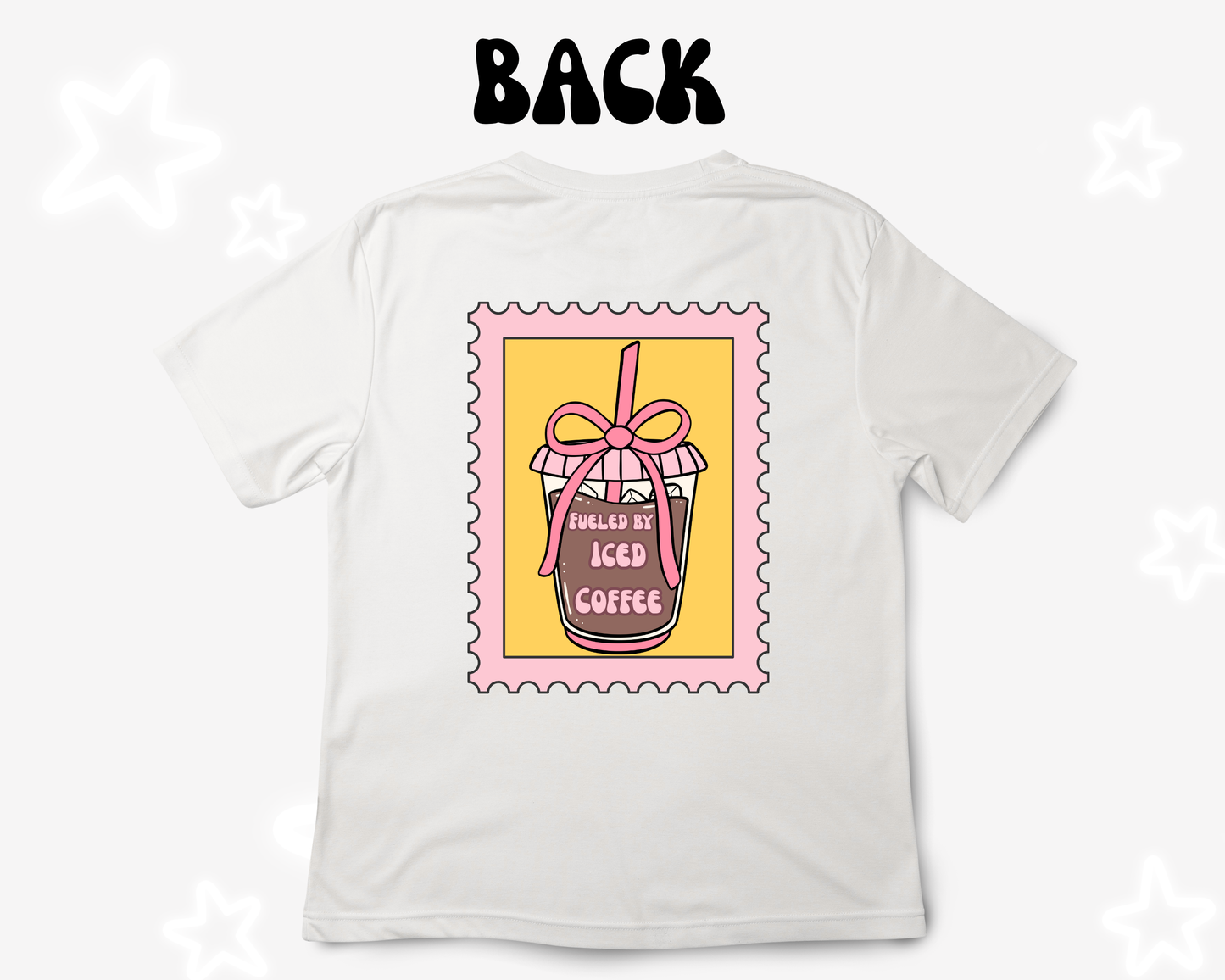 the ICED COFFEE GIRLY tee