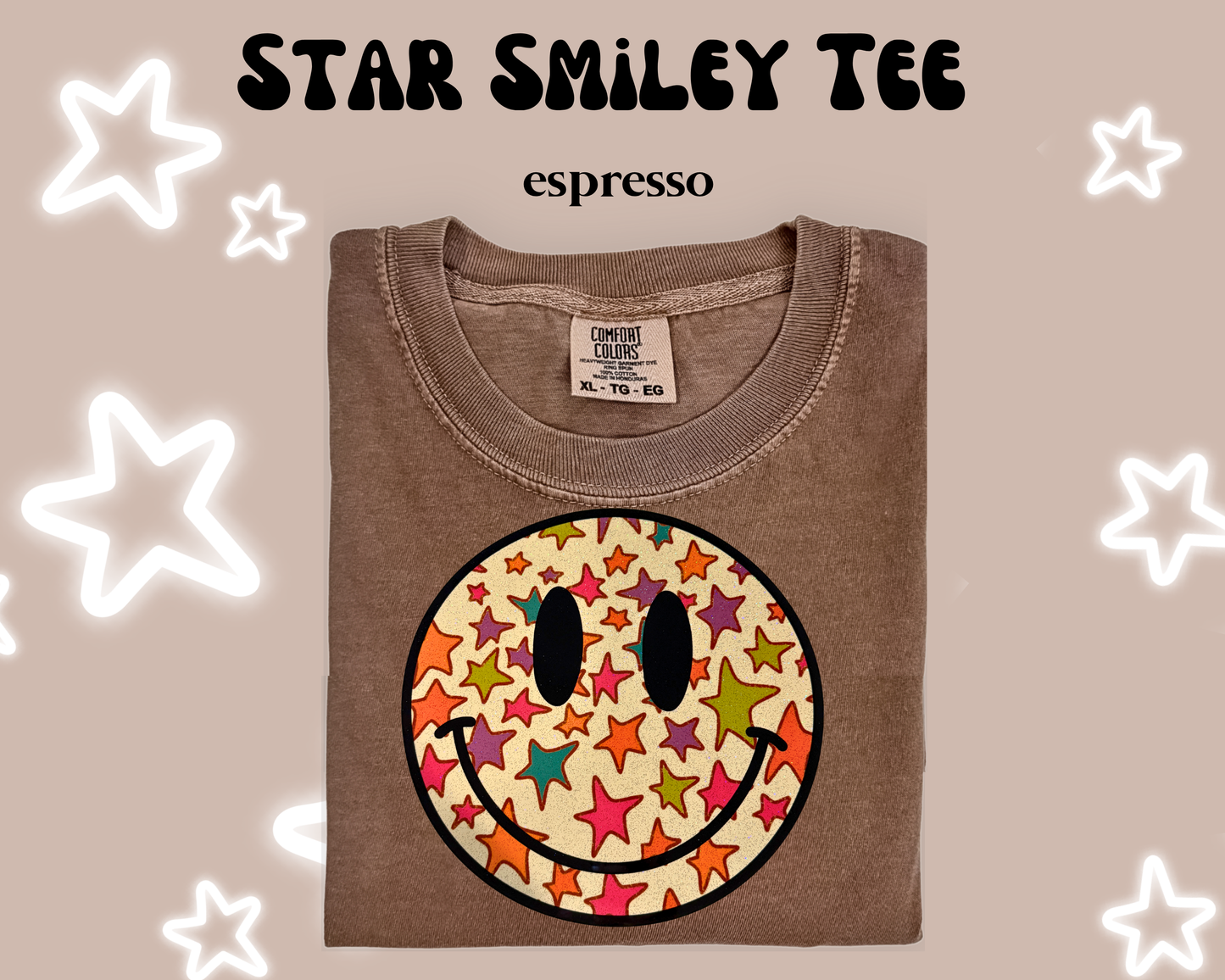 the STAR SMILEY tee