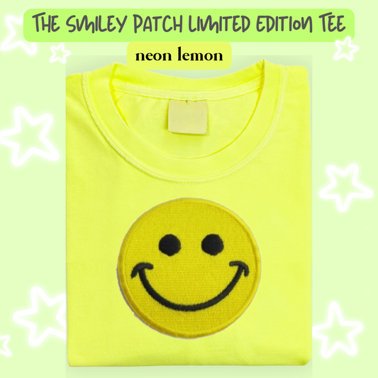 the SMILEY PATCH *LIMITED EDITION* tee