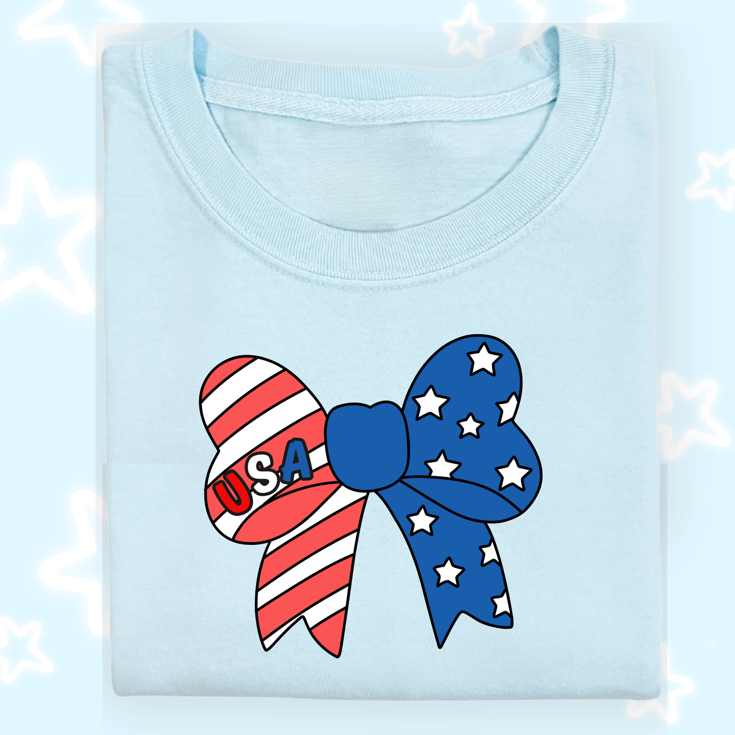 the KIDS AMERICA THE BOW-TIFUL tee