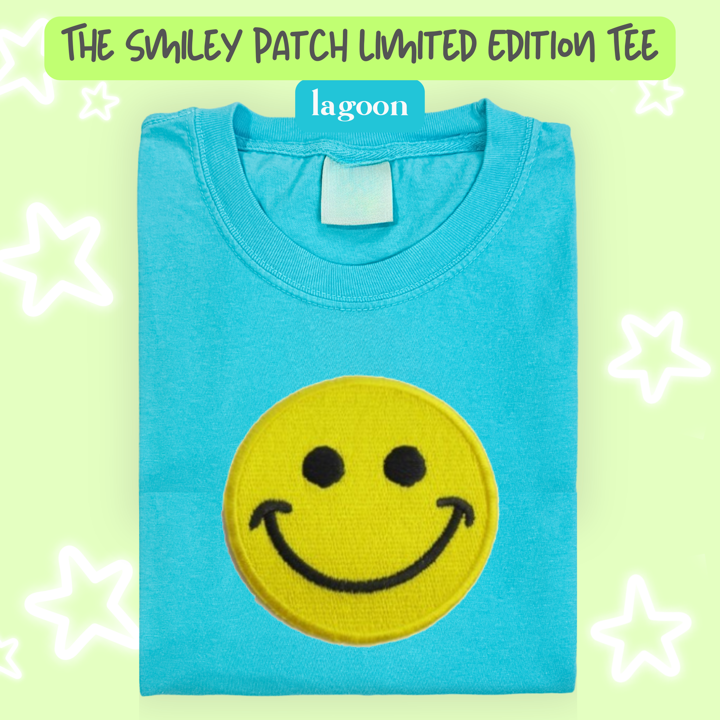 the SMILEY PATCH *LIMITED EDITION* tee