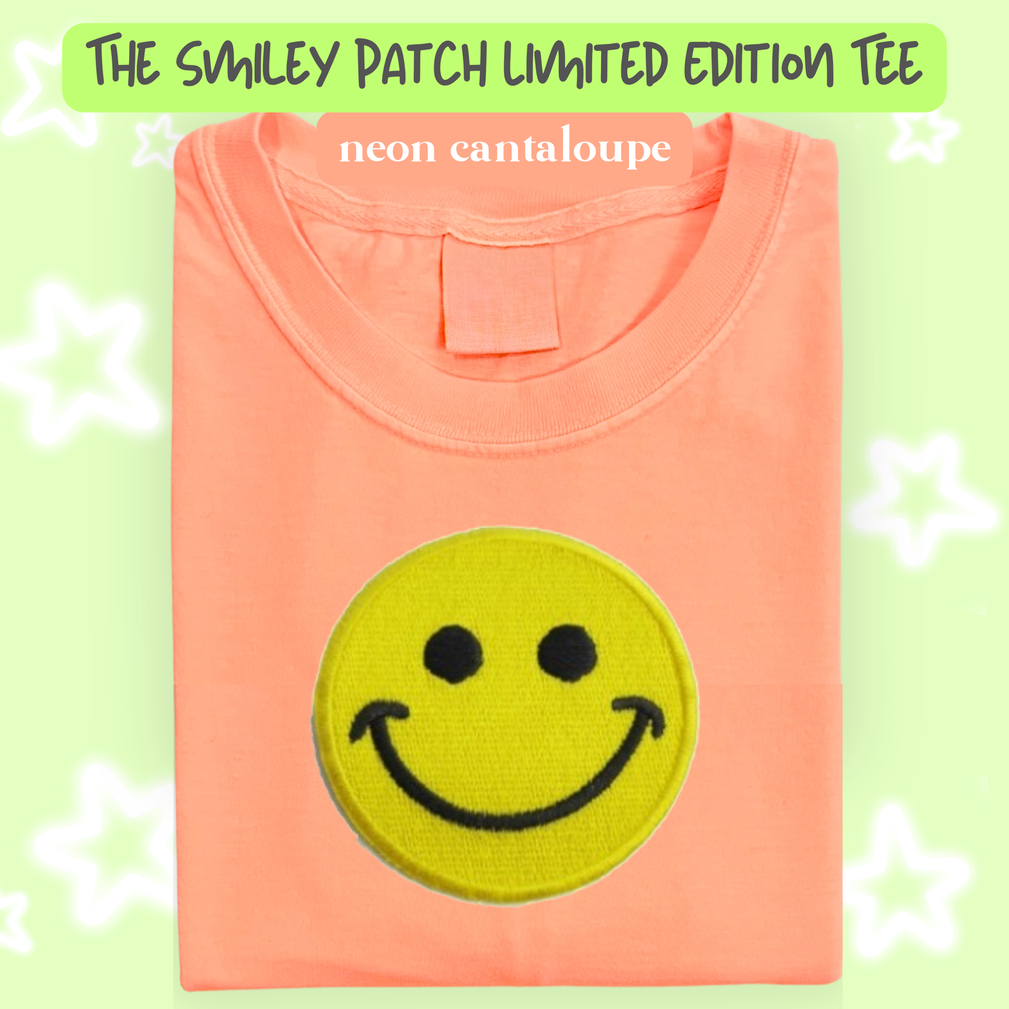 the SMILEY PATCH *LIMITED EDITION* tee