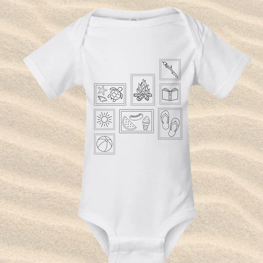 the INFANT ICONIC SUMMER CHARM bodysuit