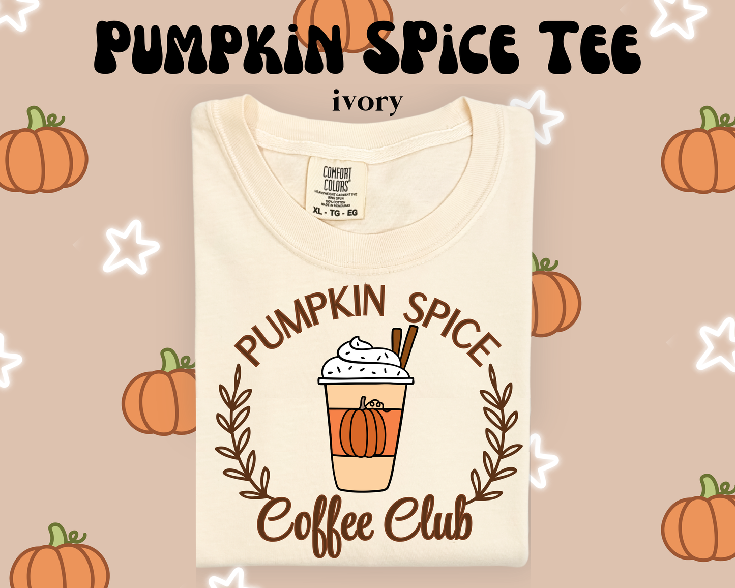 the PUMPKIN SPICE tee