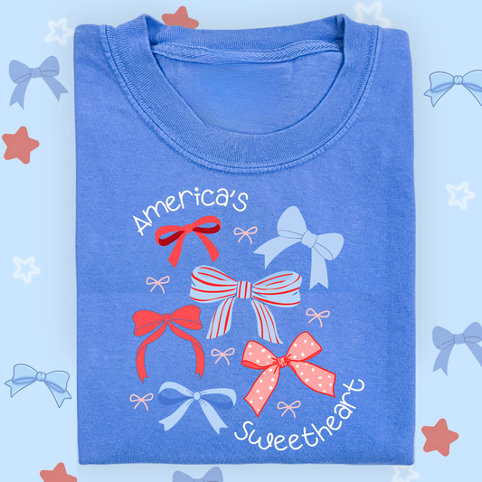 the KIDS AMERICA'S SWEETHEART tee