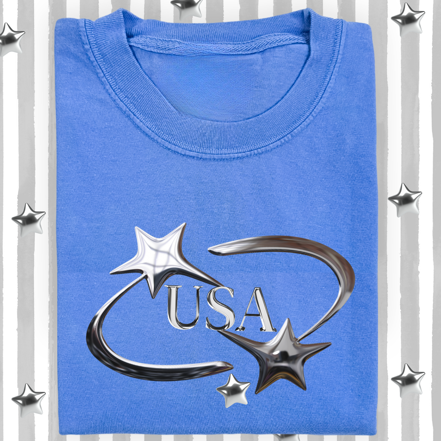 the ADULT CHROME USA tee