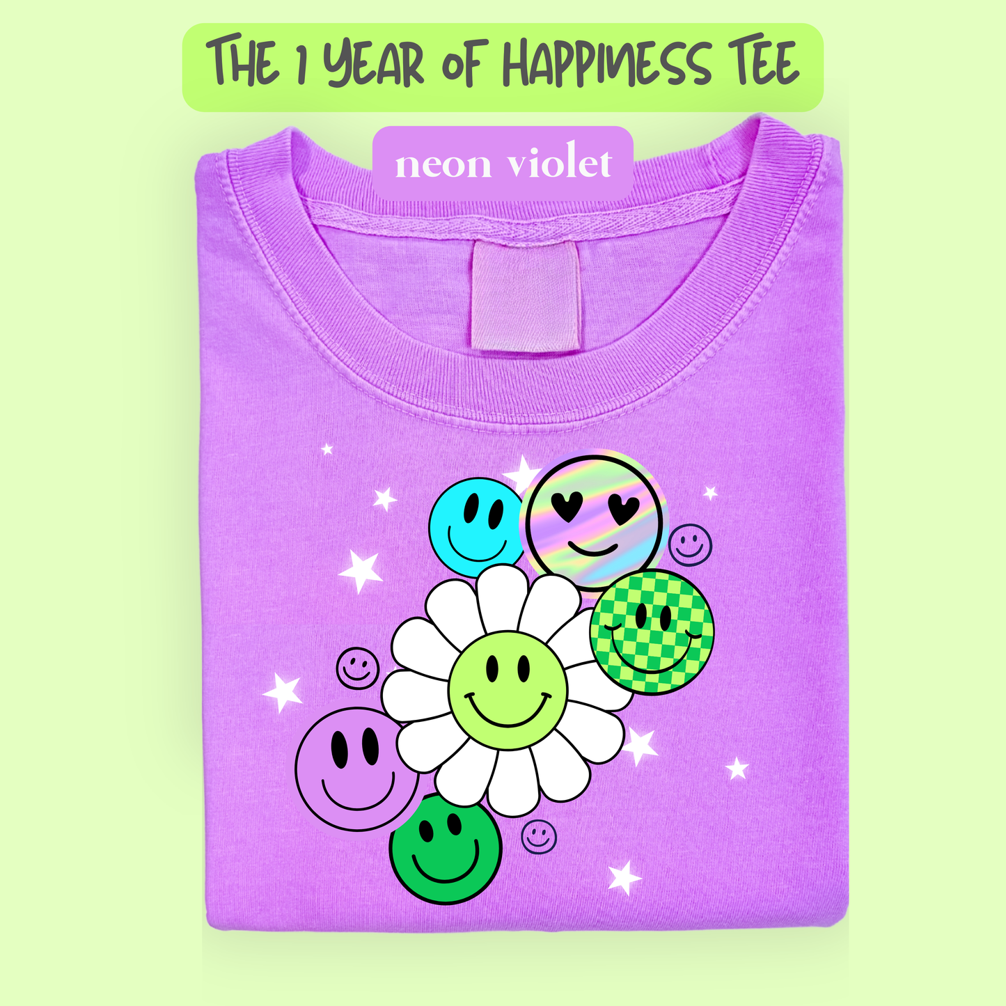 the 1 YEAR of HAPPINESS *LIMITED EDITION* tee