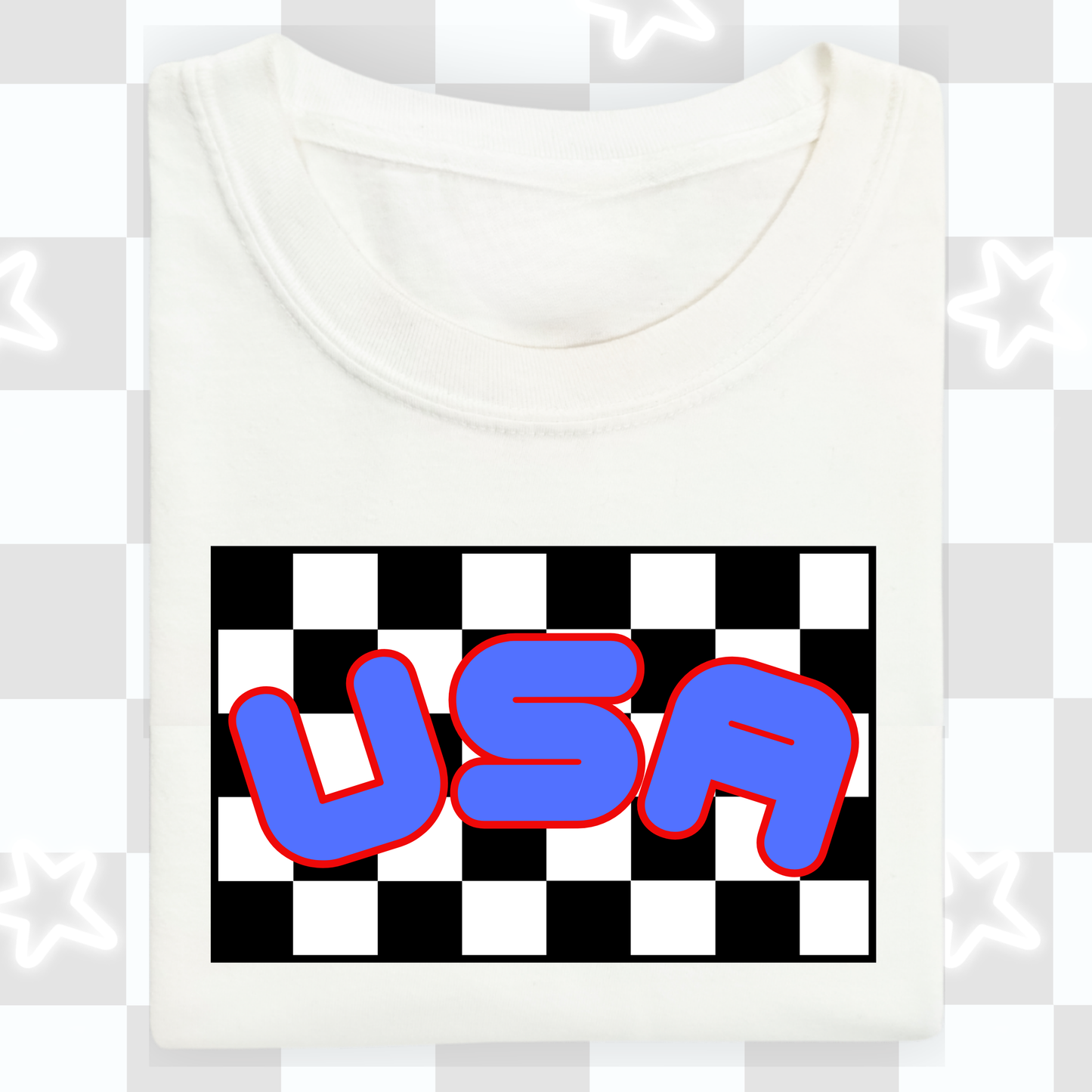 the KIDS RAD IN THE USA tee