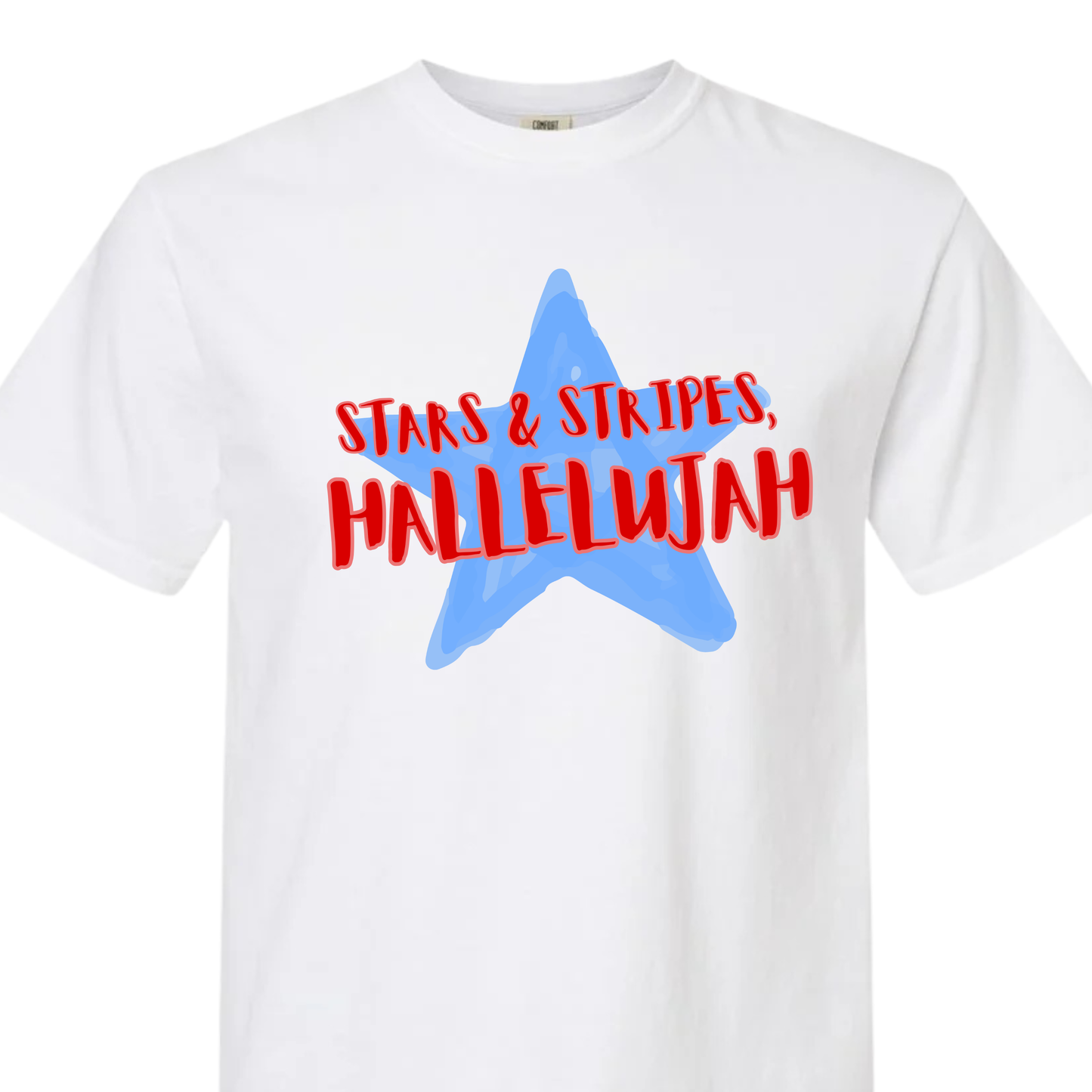 the ADULT HALLELUJAH tee