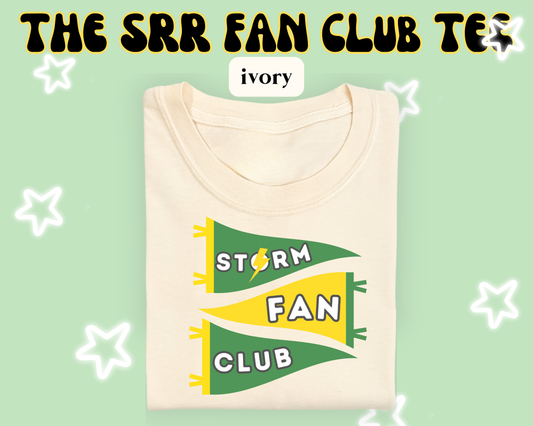 the SRR FAN CLUB tee