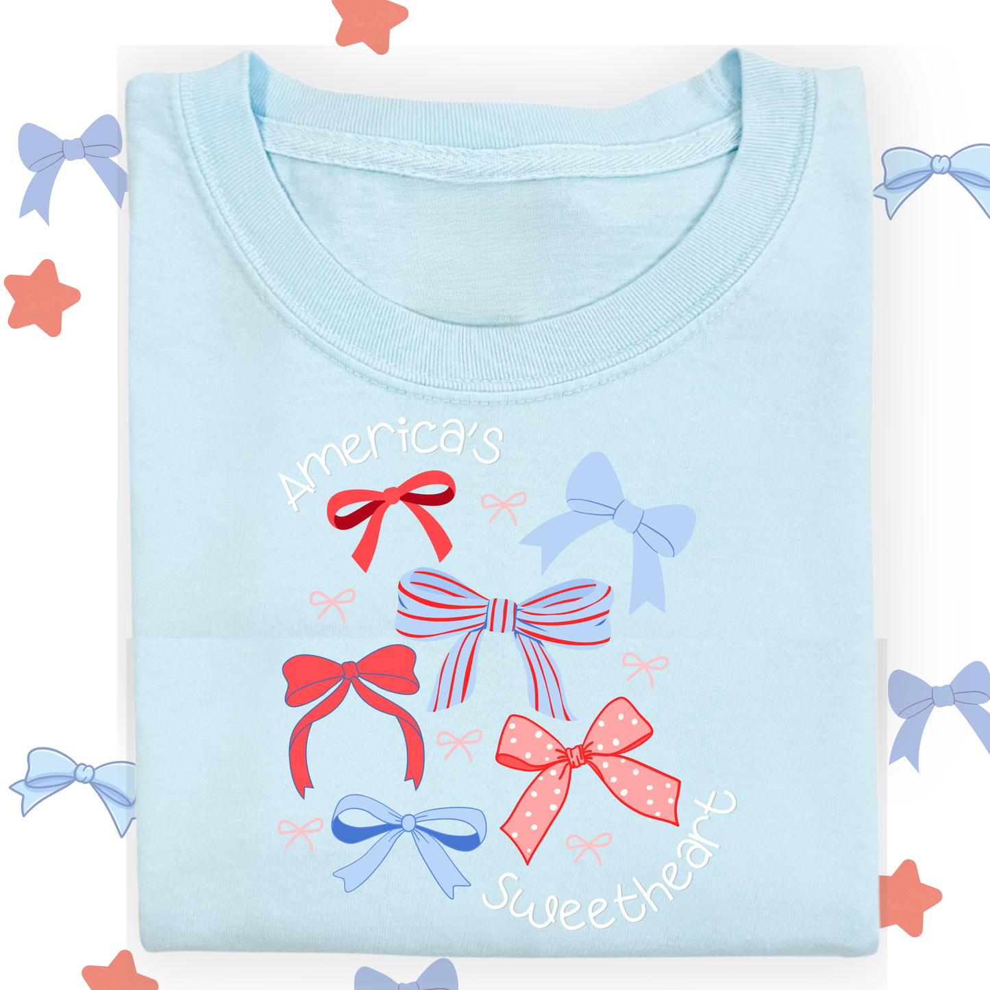 the KIDS AMERICA'S SWEETHEART tee