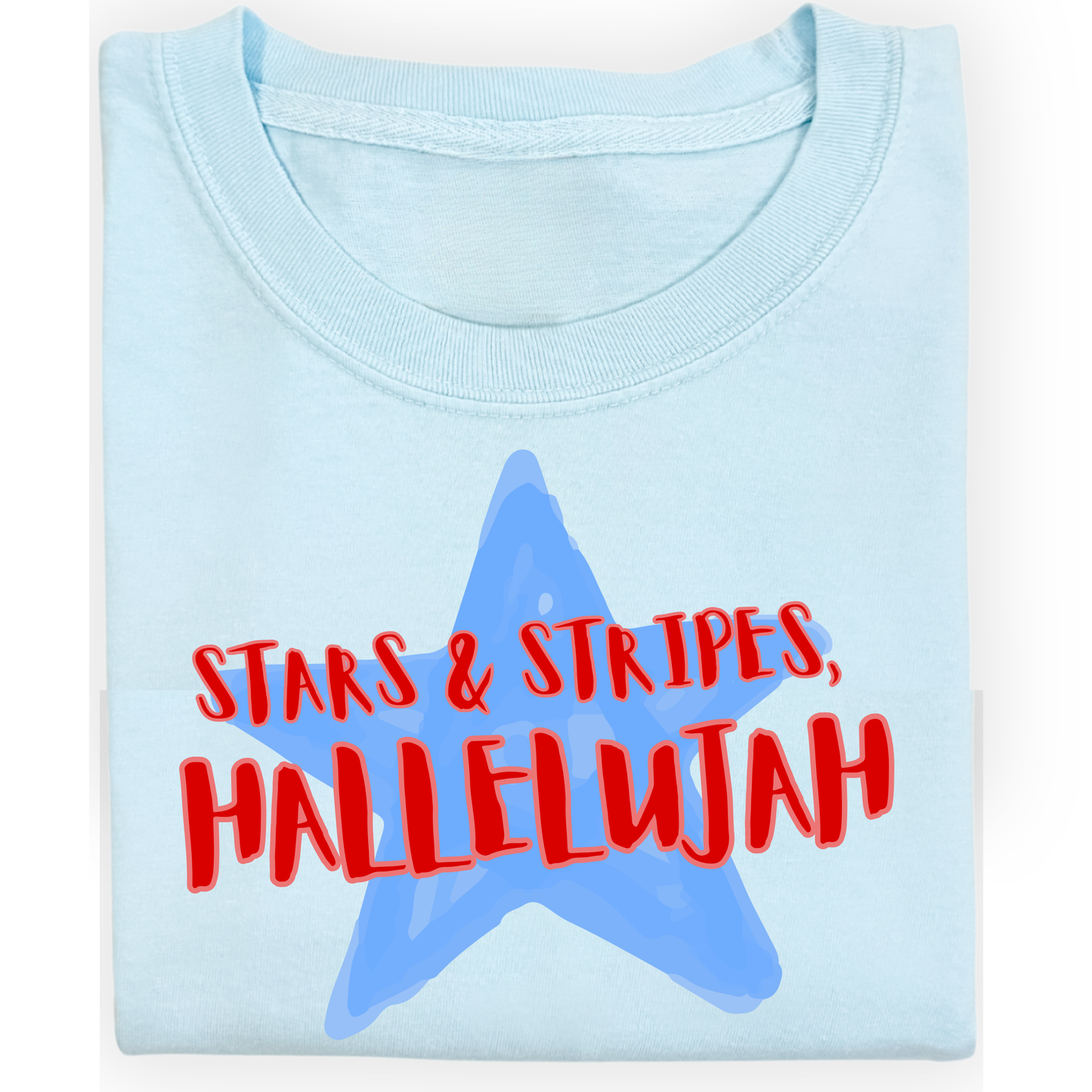 the ADULT HALLELUJAH tee
