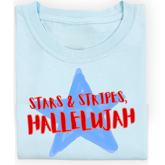 the ADULT HALLELUJAH tee