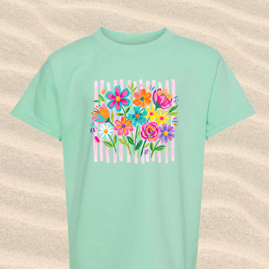 the KIDS ENDLESS FLOWERS tee
