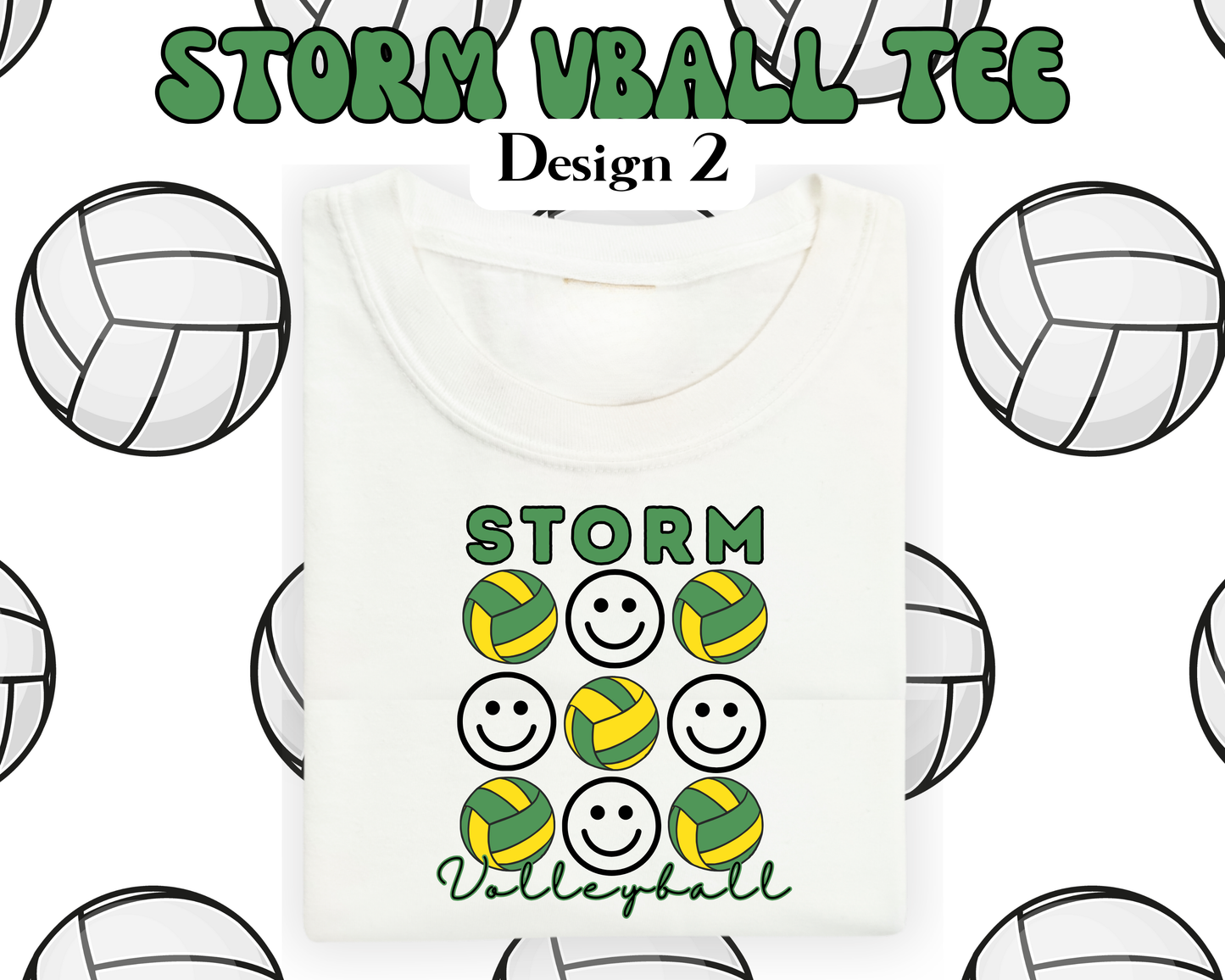 the SRR STORM VOLLEYBALL tee