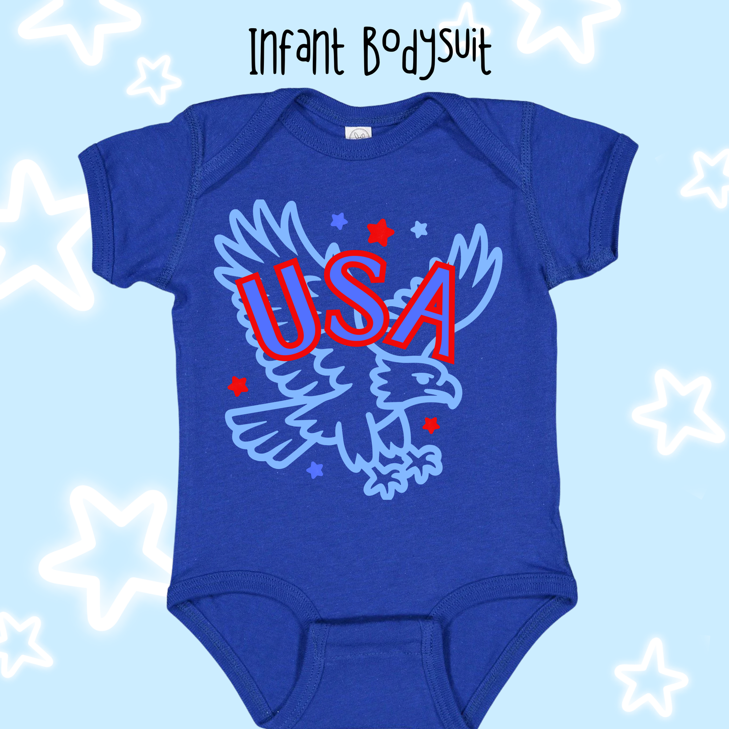 the INFANT ALL-AMERICAN bodysuit