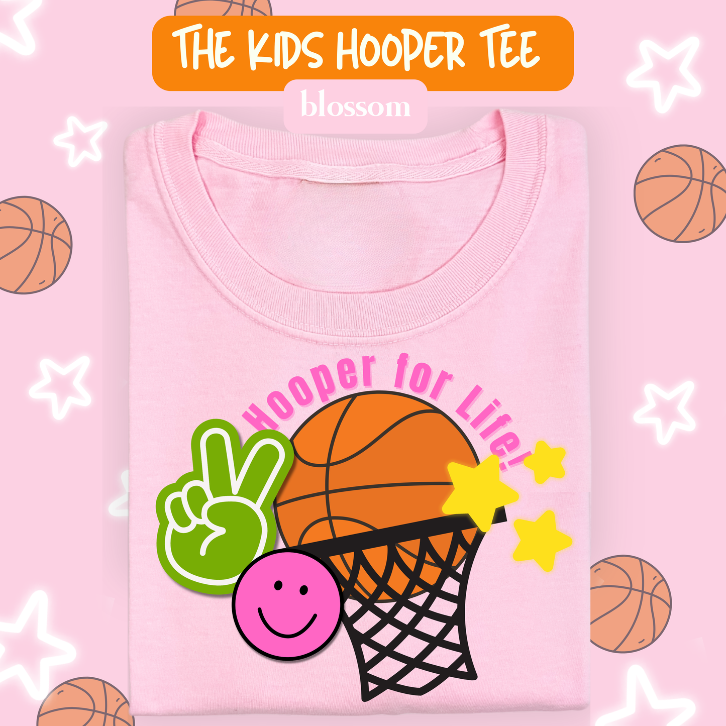the KIDS HOOPER FOR LIFE tee
