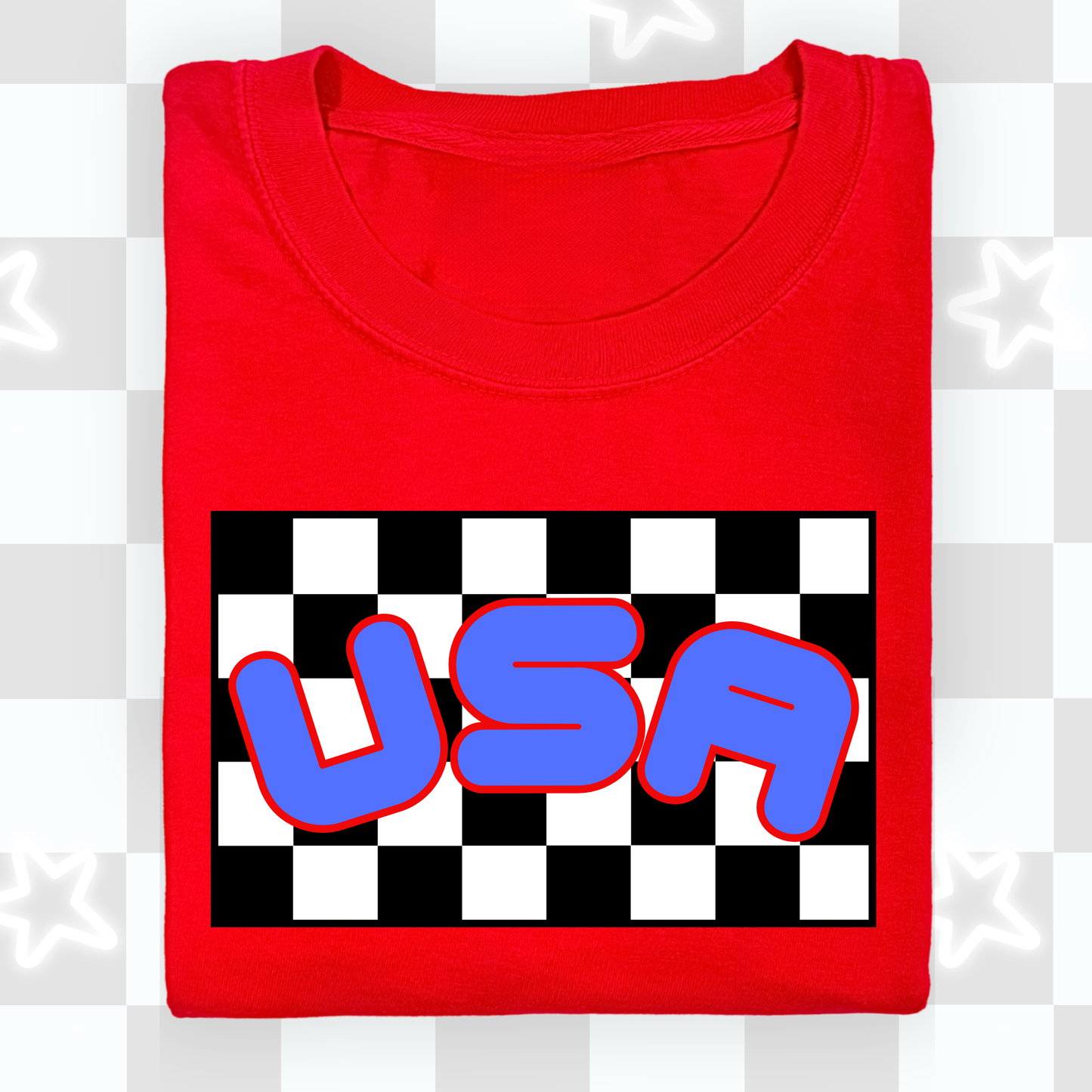 the KIDS RAD IN THE USA tee