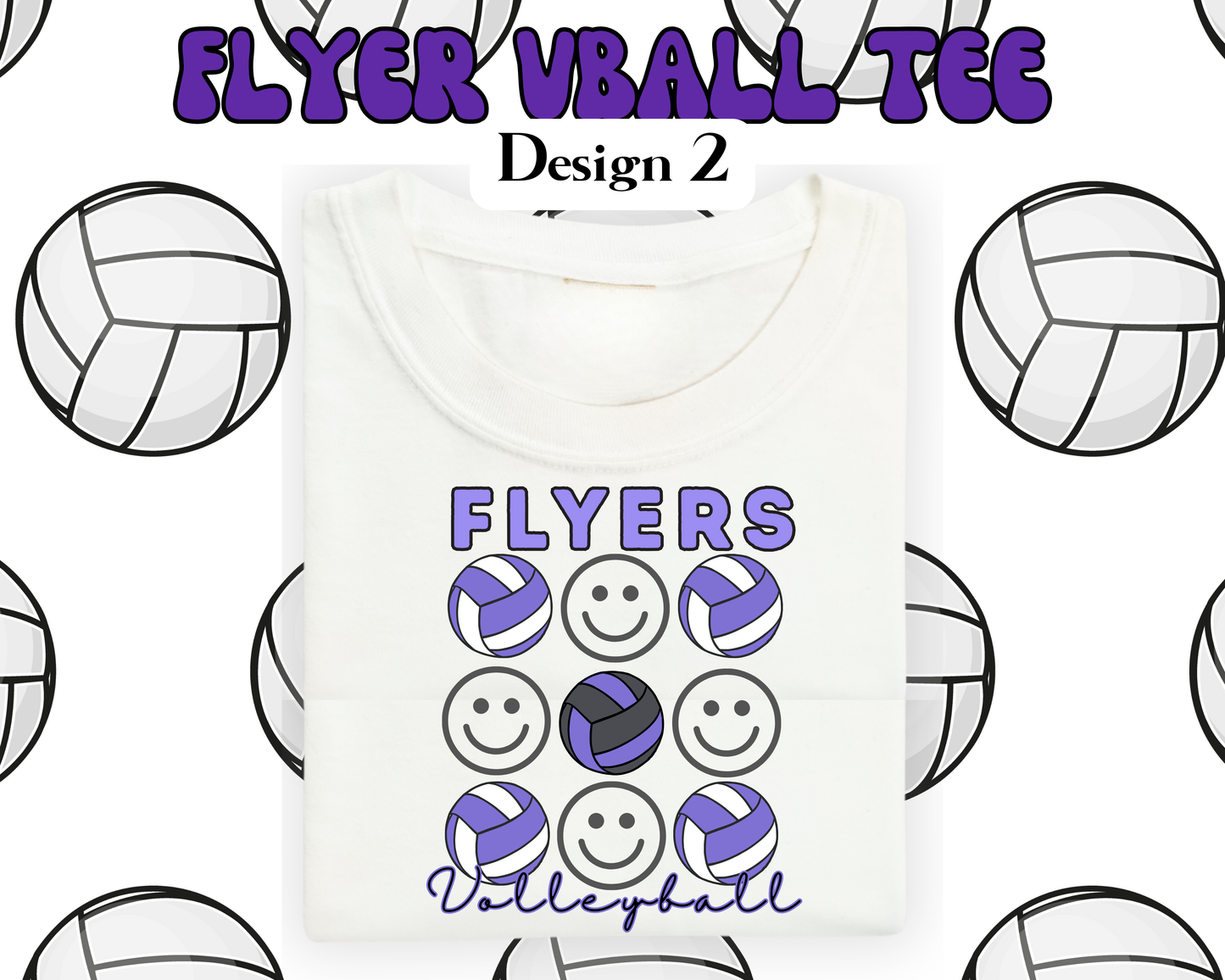 the LF FLYERS VOLLEYBALL tee
