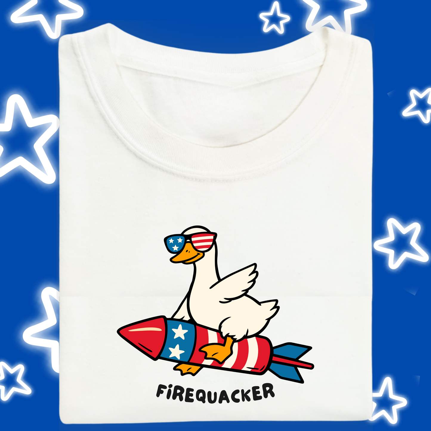 the KIDS FIREQUACKER tee