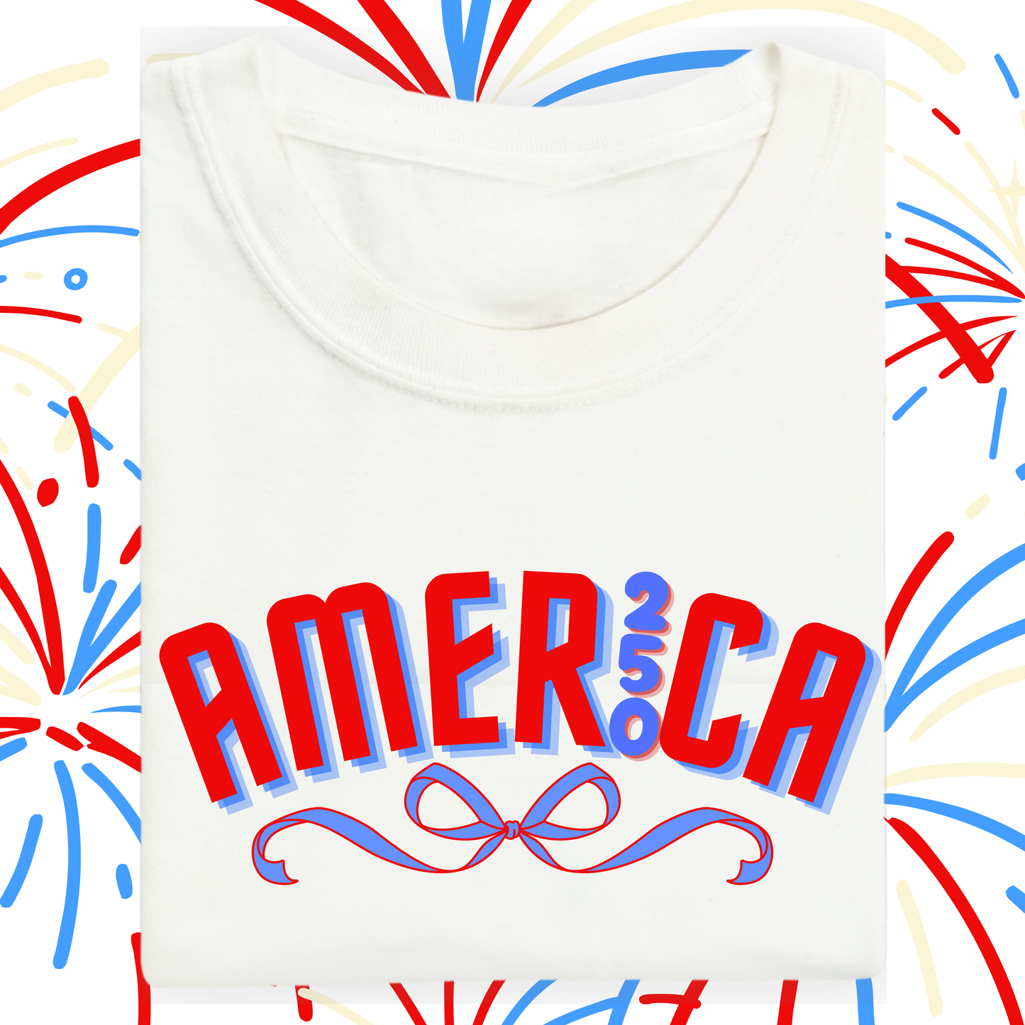 the ADULT 2026 AMERICA'S 250th ANNIVERSARY tee