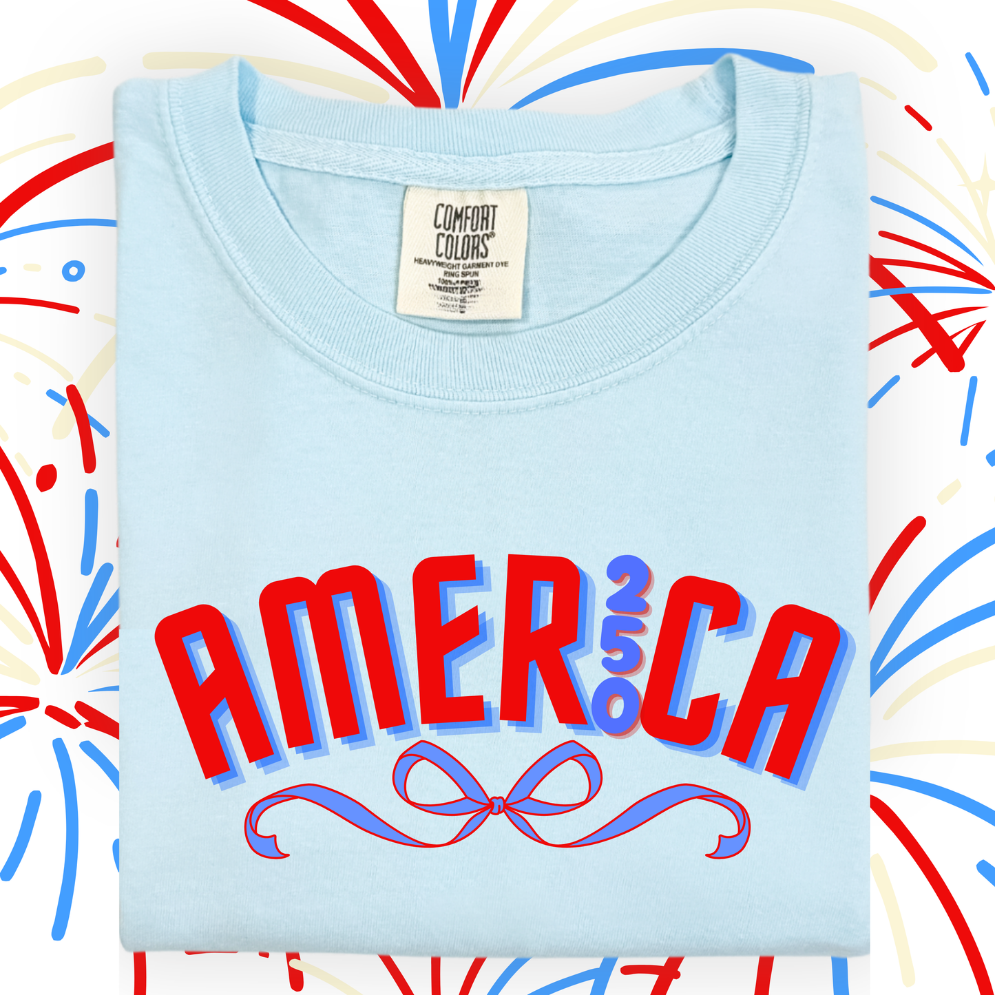 the ADULT 2026 AMERICA'S 250th ANNIVERSARY tee