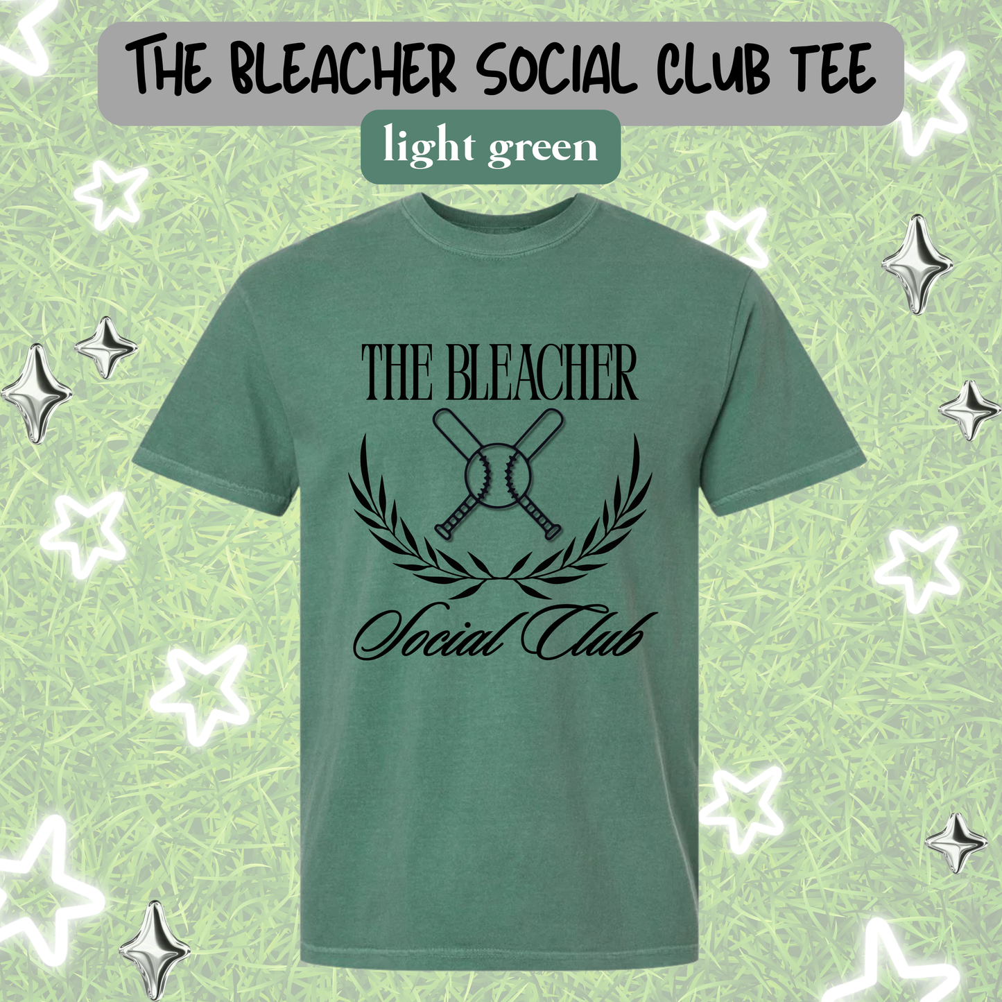 the BLEACHER SOCIAL CLUB tee