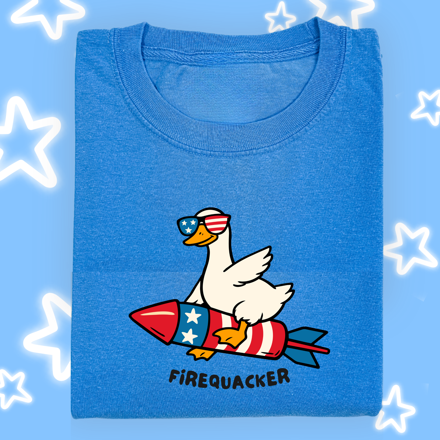 the KIDS FIREQUACKER tee