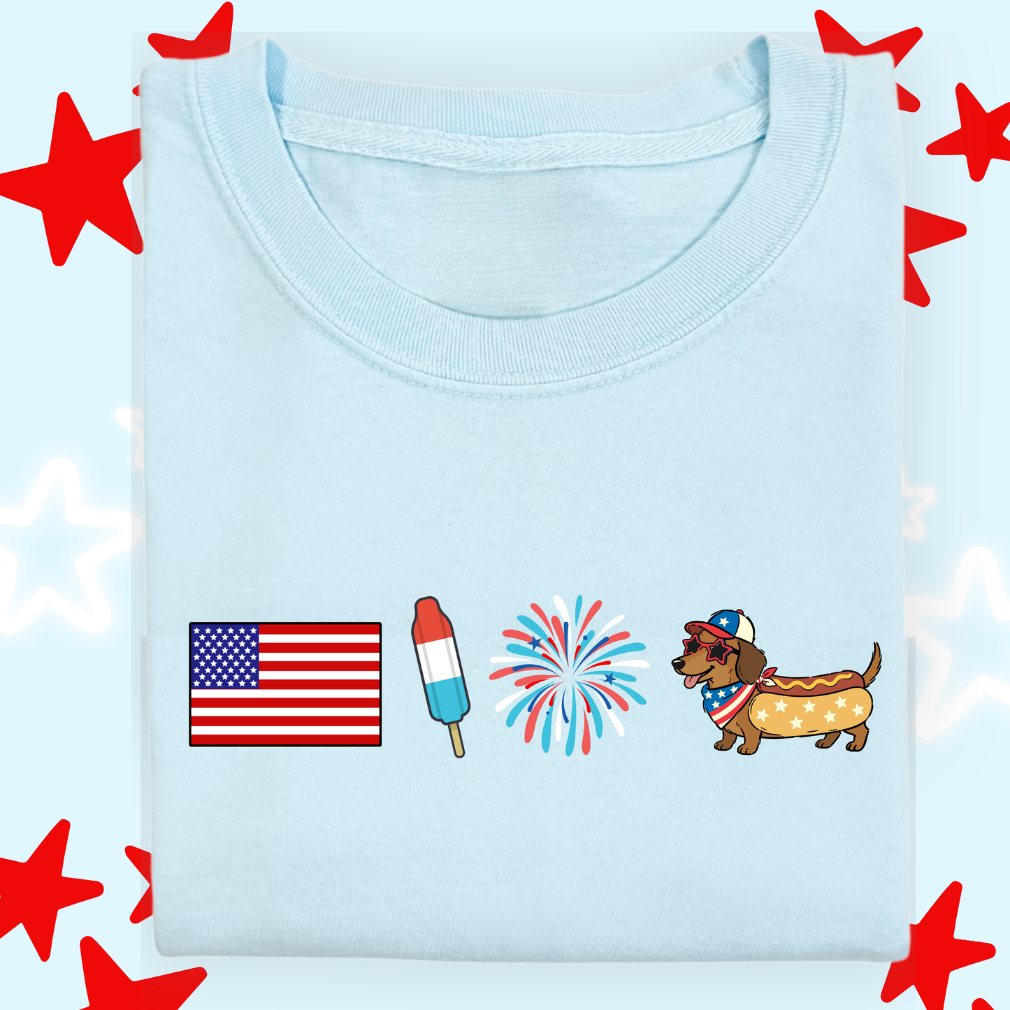 the KIDS PATRIOTIC CHARM tee