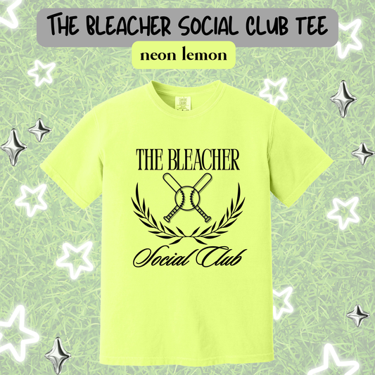 the BLEACHER SOCIAL CLUB tee