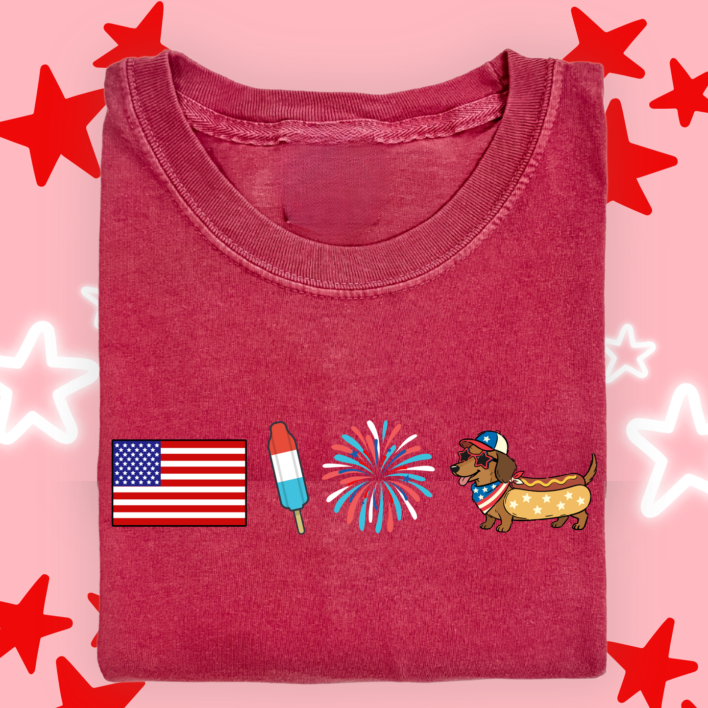 the KIDS PATRIOTIC CHARM tee