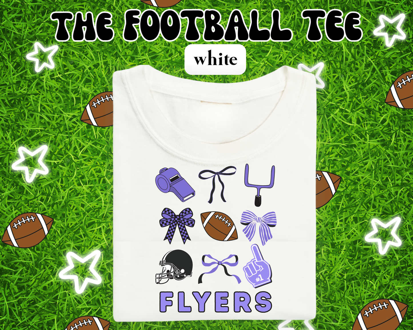 the LF FLYERS FOOTBALL tee