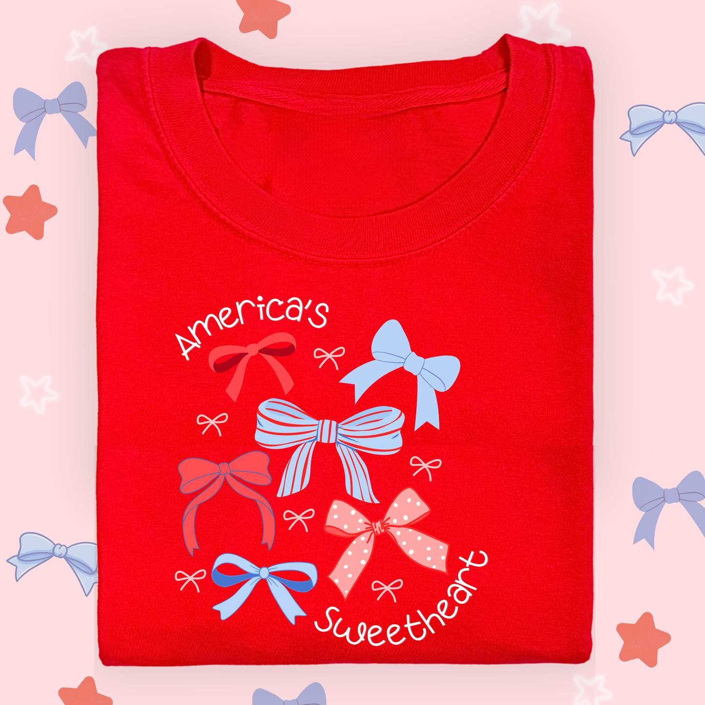 the KIDS AMERICA'S SWEETHEART tee