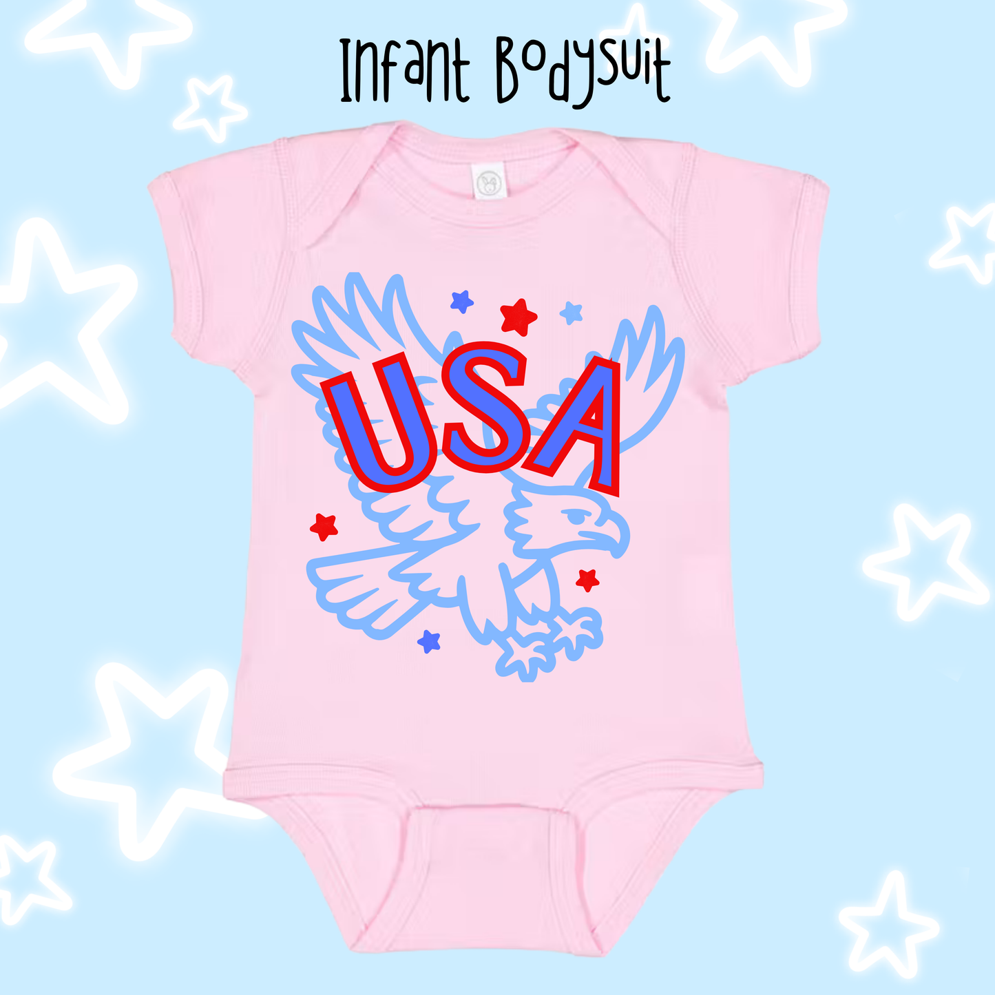 the INFANT ALL-AMERICAN bodysuit