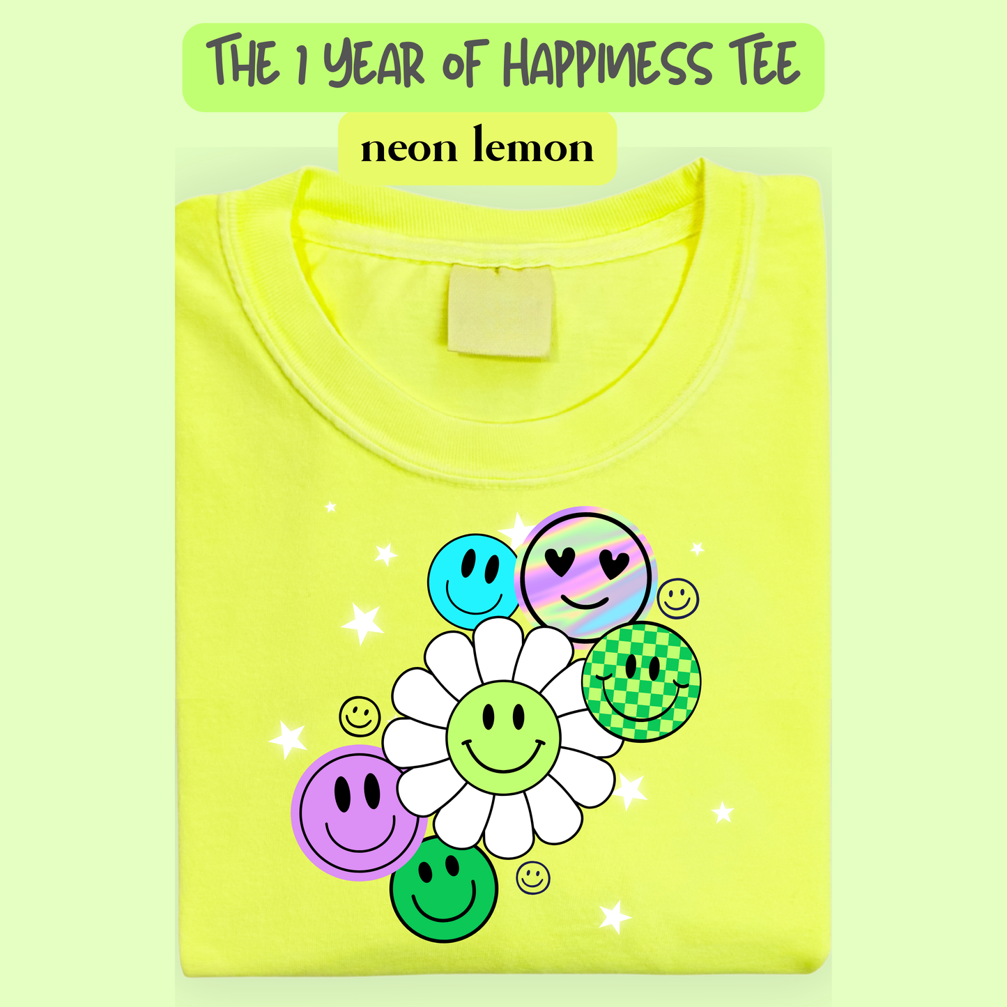 the 1 YEAR of HAPPINESS *LIMITED EDITION* tee