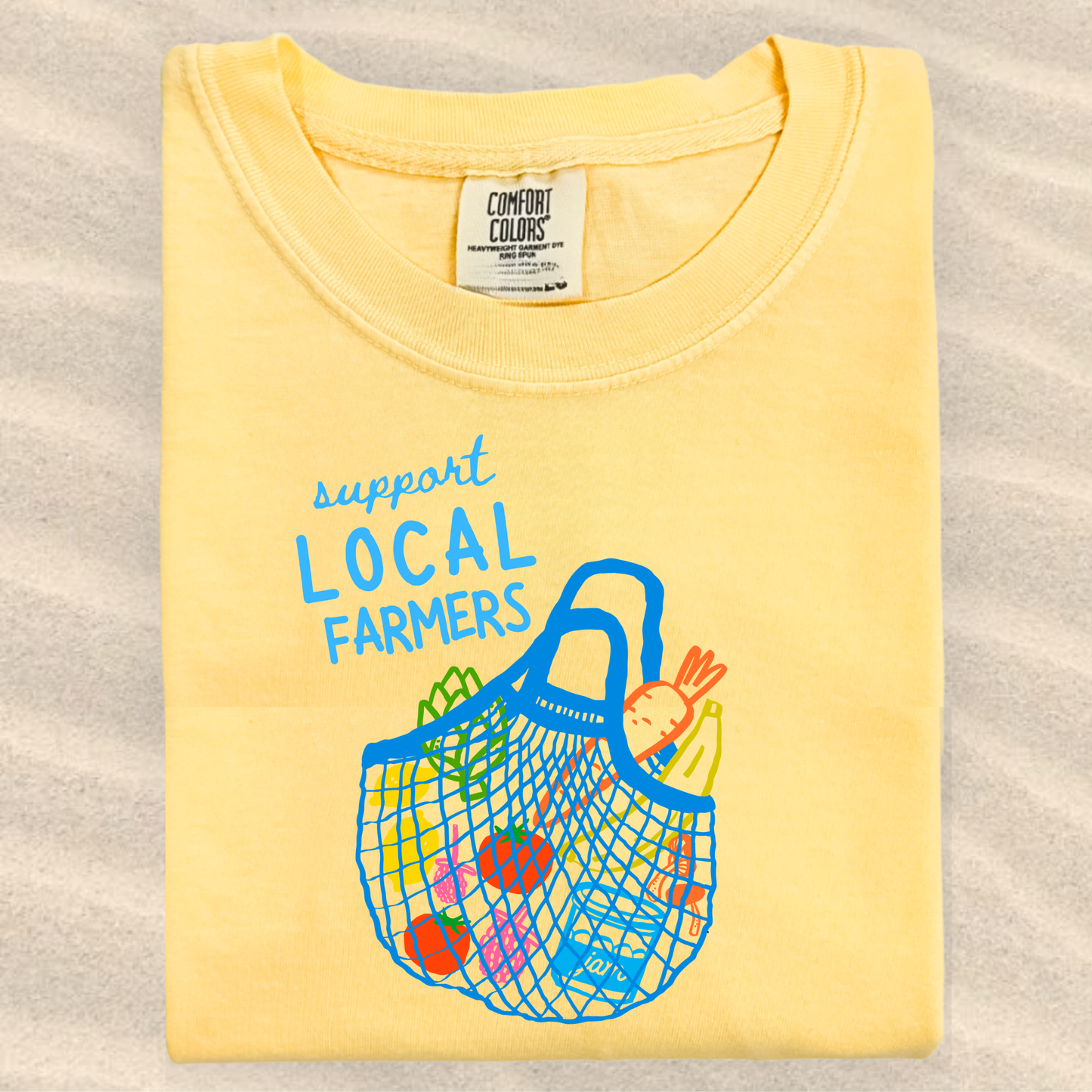 the KIDS FARMERS MARKET tee