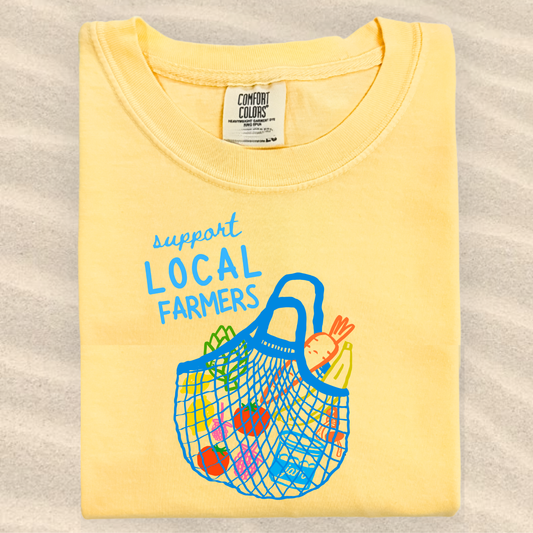 the KIDS FARMERS MARKET tee