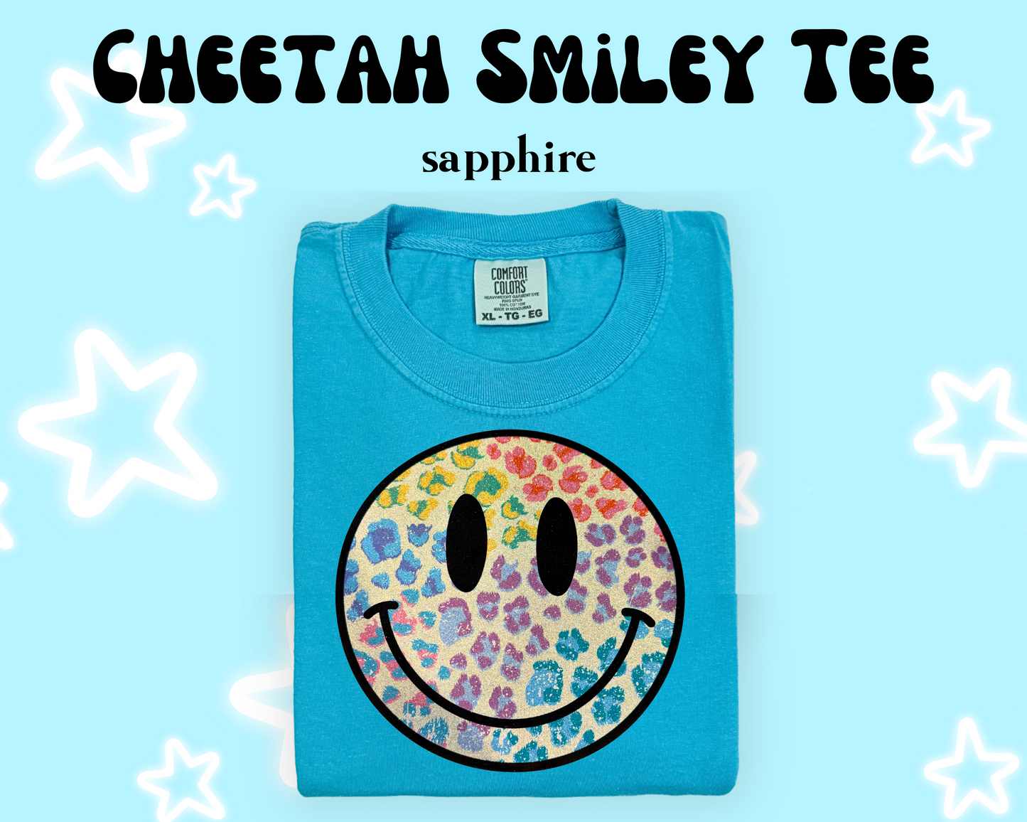 the CHEETAH SMILEY tee